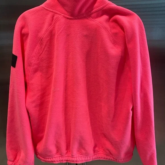 HOT PINK fleece by Love&Sports!Adjustable waist, pockets, black trim,zip close🩷 - Picture 6 of 11
